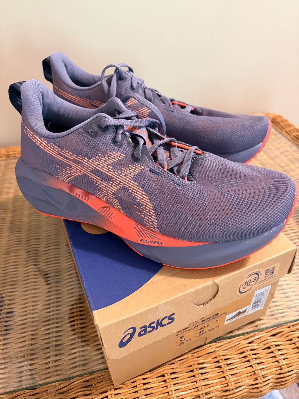 Asics Women's Athletic Shoes - Lavender with Coral Accents - Picture 2 of 5